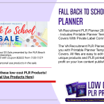 Fall Back to School Doodle PLR Planner