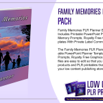 Family Memories PLR Planner