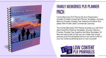 Family Memories PLR Planner