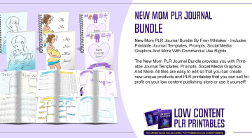 New Mom PLR Journal Bundle