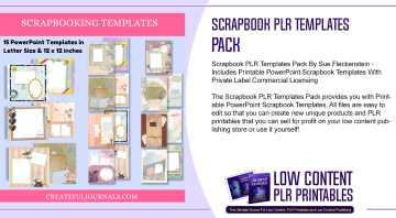 Scrapbook PLR Templates Pack