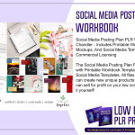 Social Media Posting Plan PLR Workbook