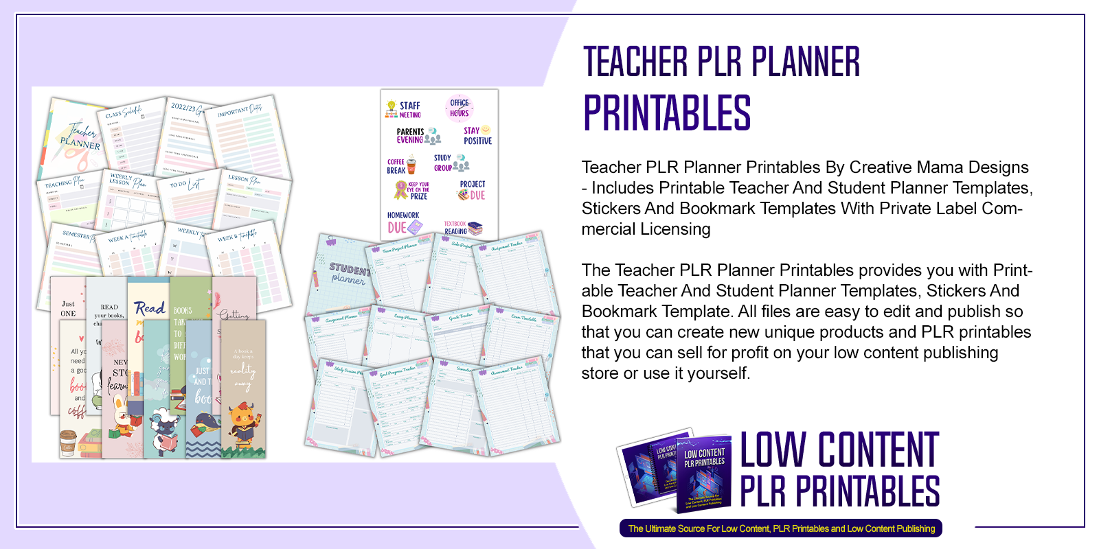 Fall Weekly Planner Printable Weekly Teachers & Student Planner