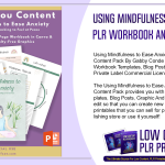 Using Mindfulness to Ease Anxiety PLR Workbook and Content Pack