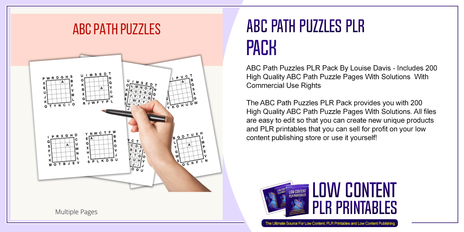 ABC Path Puzzles PLR Pack