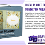 Digital Planner Bonanza PLR Monthly or Annual Membership