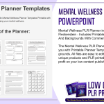 Mental Wellness PLR Planner in Powerpoint