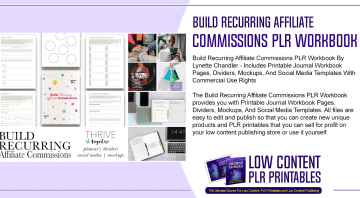 Build Recurring Affiliate Commissions PLR Workbook