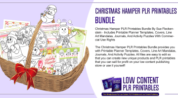 Christmas Hamper PLR Printables Bundle