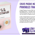 Create Passive Income With One Page Printables Training