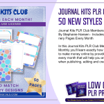 Journal Kits PLR Club Membership 50 New Styles Monthly