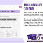 Mini Cancer Care PLR Journal