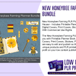 New Honeybee Farming PLR Planner Bundle