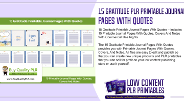 Gratitude PLR Journals  The Best PLR Gratitude Printable Journals