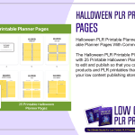 Halloween PLR Printable Planner Page