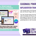 Seasonable Printables Implementation Training in Canva