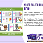 Word Search PLR Printable Activity Book