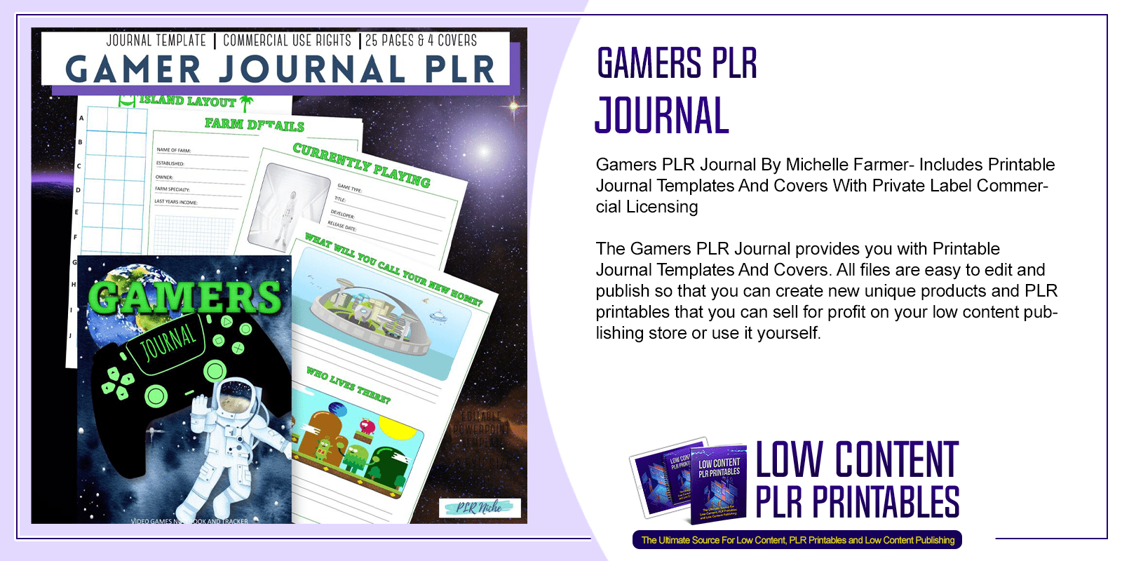 Gamers PLR Journal