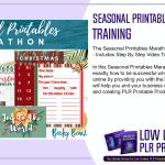 Seasonal Printables Marathon Training