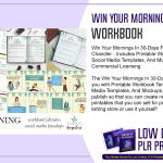 Win Your Mornings In 30 Days PLR Workbook