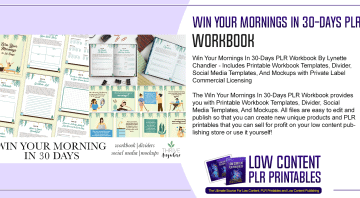 Win Your Mornings In 30 Days PLR Workbook