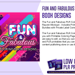 Fun and Fabulous PLR Coloring Book Designs