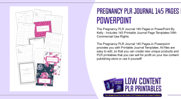 Pregnancy PLR Journal 145 Pages in PowerPoint