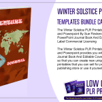 Winter Solstice PLR Printable Templates Bundle Canva and Powerpoint