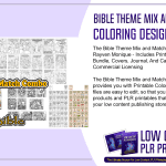 Bible Theme Mix and Match PLR Coloring Designs