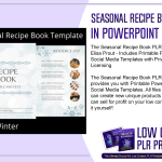 Seasonal Recipe Book PLR Template in PowerPoint