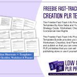 Freebie Fast Track Info Product Creation PLR Templates