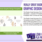 Really Great Business PLR Poster Graphic Design Templates
