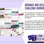 Organize and Declutter PLR Challenge Workbook