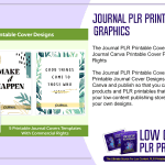 Journal PLR Printable Cover Graphics