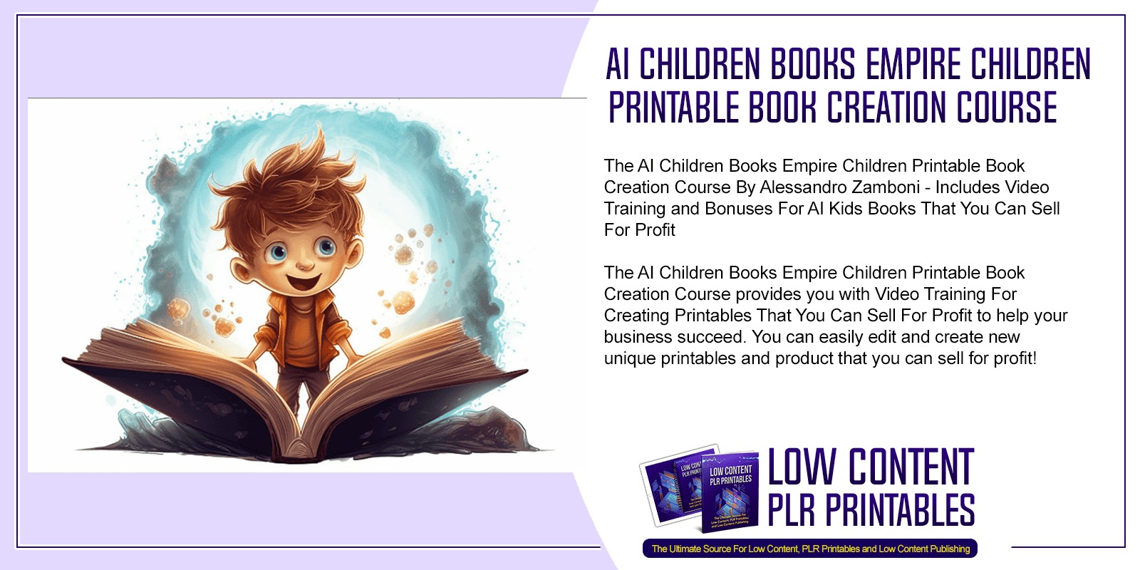AI Children Books Empire Children Printable Book Creation Course