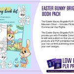 Easter Bunny Brigade PLR Coloring Book Pack