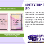 Manifestation PLR Printable Card Deck