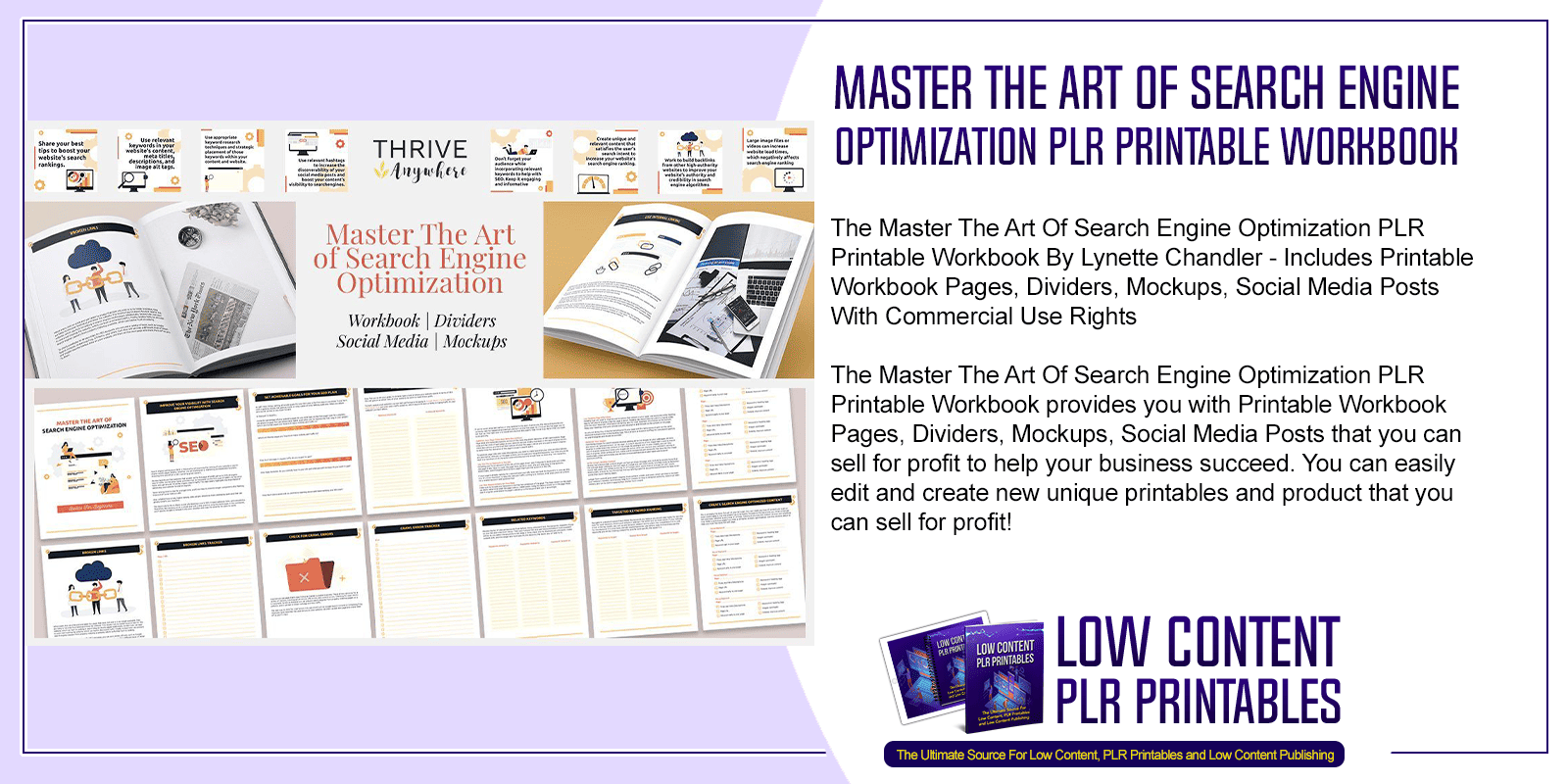 Master The Art Of Search Engine Optimization PLR Printable Workbook