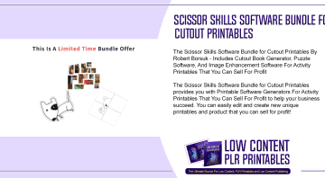 Scissor Skills Software Bundle for Cutout Printables