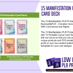 15 Manifestation PLR Printable Card Deck