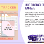 Habit PLR Tracker Printable Template