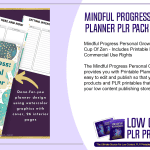 Mindful Progress Personal Growth Planner PLR Pack