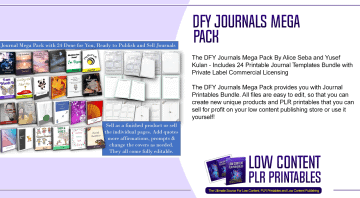 DFY Journals Mega Pack
