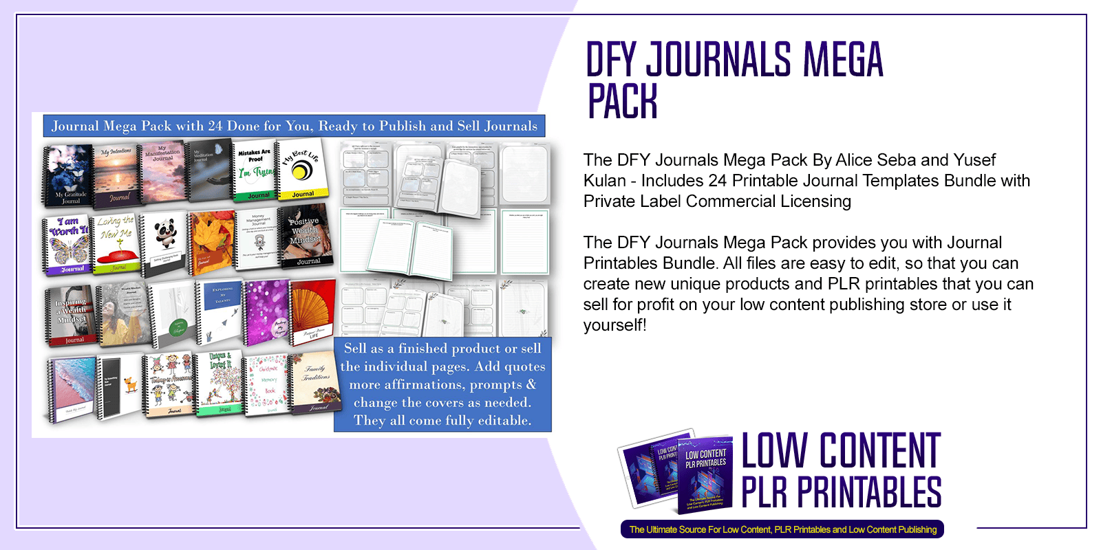 DFY Journals Mega Pack