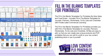Fill in the Blanks Templates For Printables