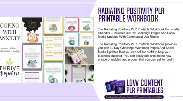 Coping With Anxiety PLR Printable Workbook