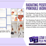 Radiating Positivity PLR Printable Workbook