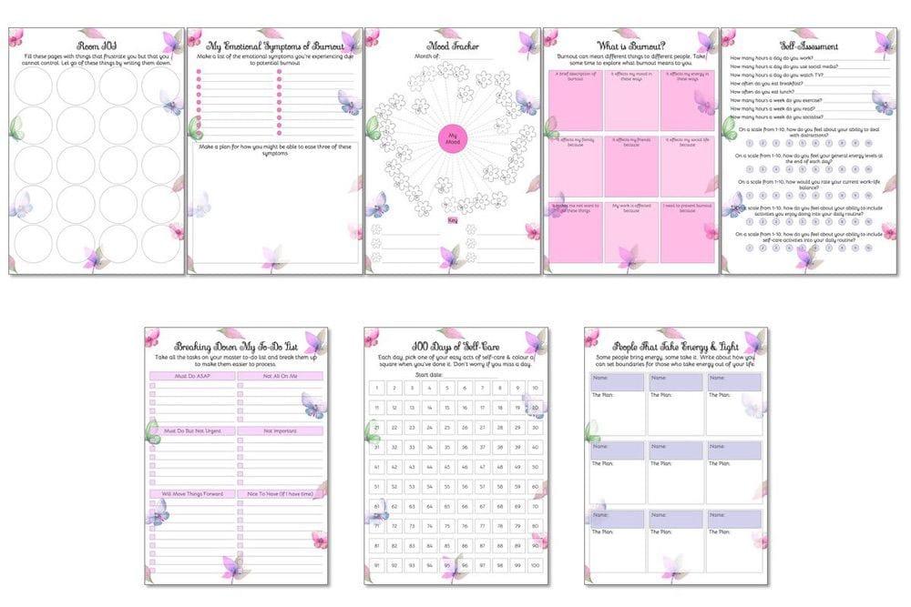 Burnout Journal PLR Templates 2