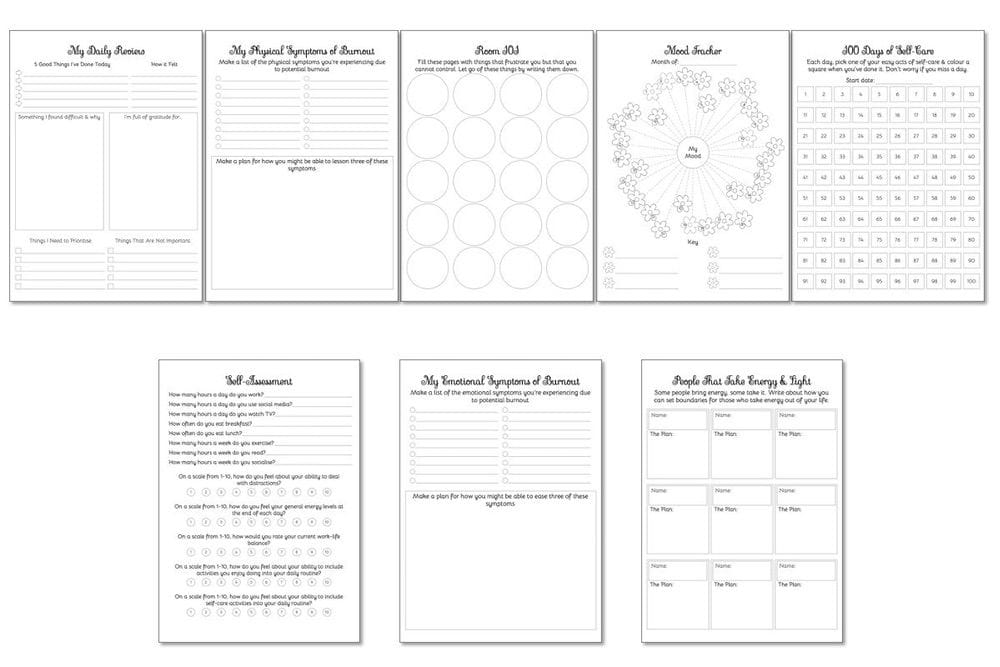 Burnout Journal PLR Templates 3