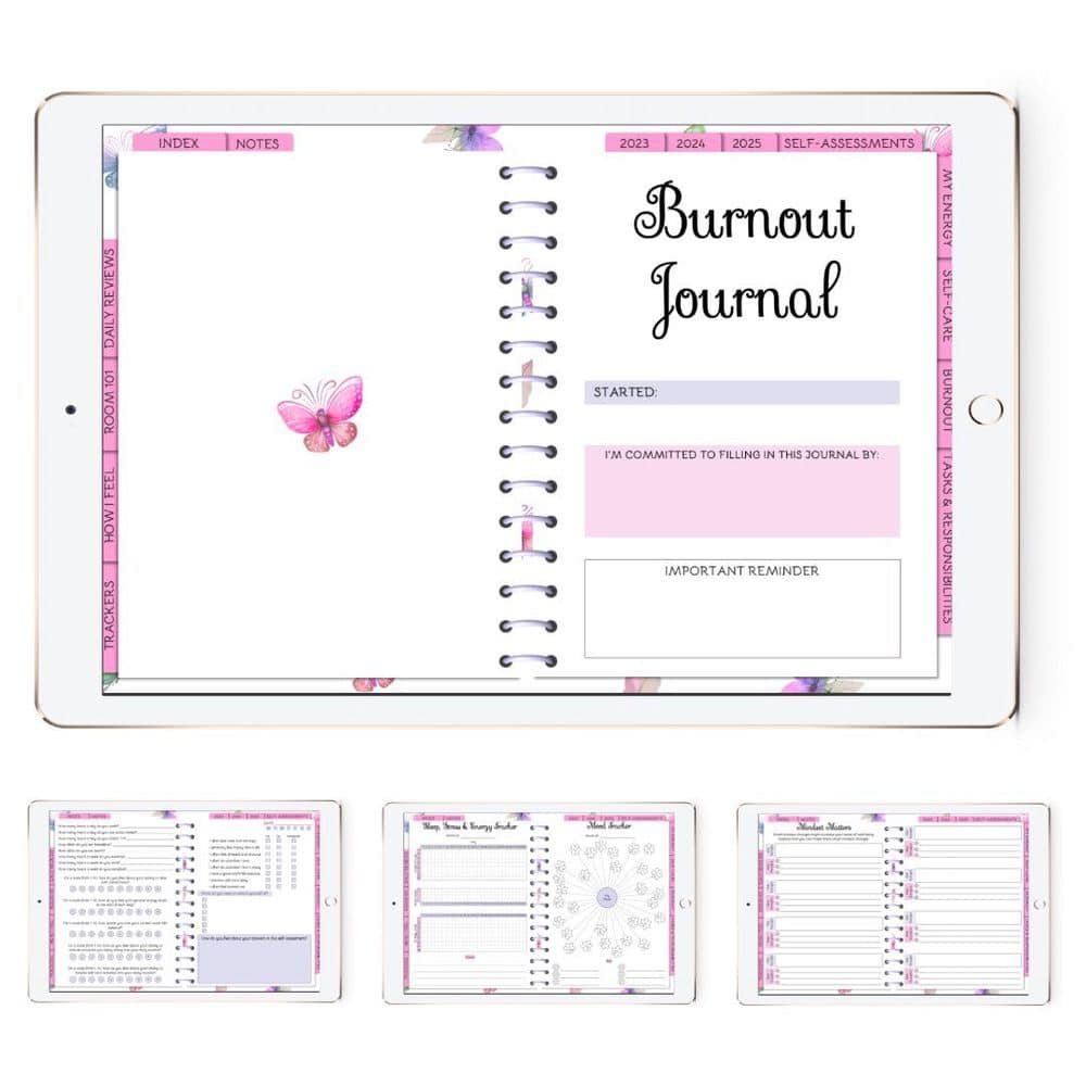 Burnout PLR Digital journal 1